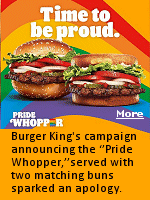 According to Burger King Australia, the intended message of the Pride Whopper was to spread equal love and equal rights. ''Our strongest concern is if we offended members of the LGBTQ Community, we truly apologize.''